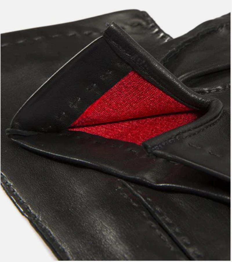 Dents Kingston Silk Lined Glove Black 5-1513   -2